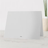 Afstuderen Wijzigingsplannen Foto Bold Typografie Kaart (Achterkant)