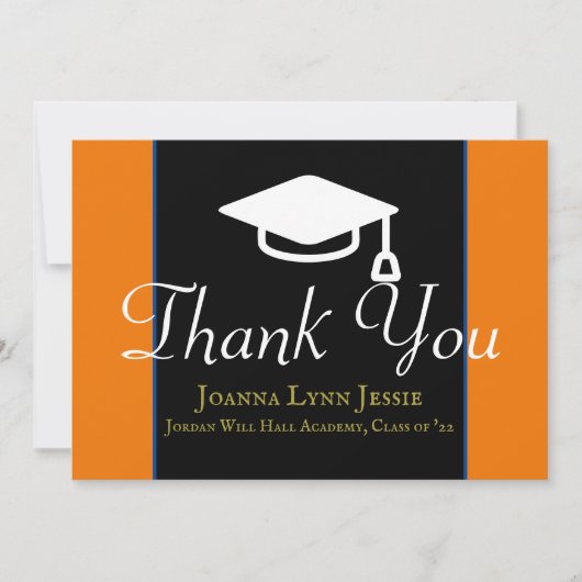 Afstuderen witte Pet Bedankt Manuscript Maroon (Voorkant)