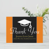 Afstuderen witte Pet Bedankt Manuscript Maroon (Staand voorkant)