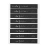 Afstuderen Wraparound Black Return Label (Vel)