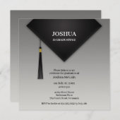 Afstuderen zwart Pet Kaart (Voorkant / Achterkant)