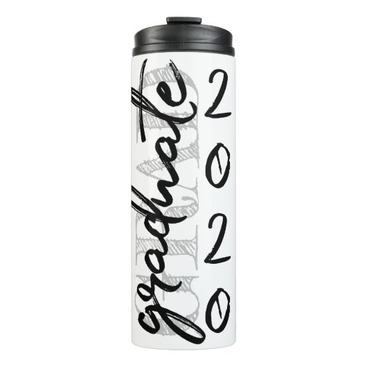 Afstuderen zwart script | Classic Keepsake met Jaa Thermosbeker (Voorkant)