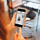 Afstuderen Zwart-wit Fotocollage Krant Kaart