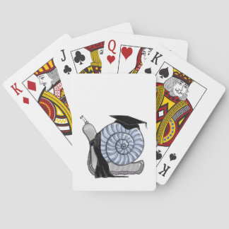 Afstudeviering pokerkaarten