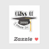 Afstuifkastje Ik maakte het geluid Sticker (Vel)