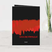 Aftappende hersenen-Begroetende kaart (Achterkant)