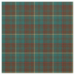 Aftekening van Ontario Canada Tartan Stof
