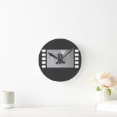 Aftellen 9 wandklok ronde klok (Huis)