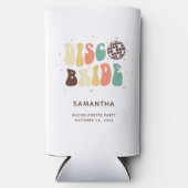 Aftellen tot de Bruiloft Disco Bruid Naam Retro Ma (Voorkant)