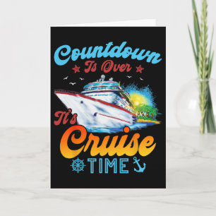 Aftelling Is Voorbij Het Is Cruise Tijd Voor Vakan Kaart