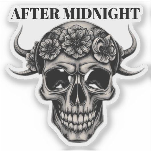 AFTER MIDNIGHT STICKER (Voorkant)