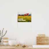 After rain comes sunshine wisdom saying poster (Keuken)