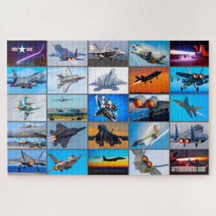 AFTERBURNERS USA! "MONTAGE" LEGPUZZEL