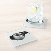 Afterglow Dot Sip — Terriër Glazen Onderzetter (Schuin)