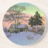 Afterglow-Onderzetter Zandsteen Onderzetter (Voorkant)