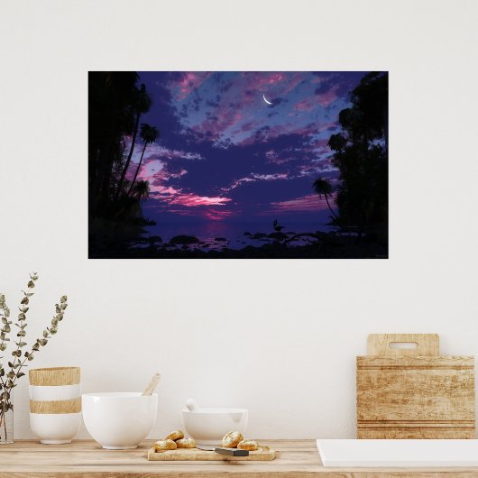 Afterglow Poster (Keuken)