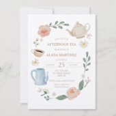Aftermiddag Baby shower Tea | Kaart (Voorkant)