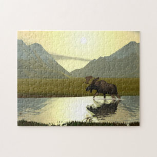 Aftermiddag Moose Legpuzzel