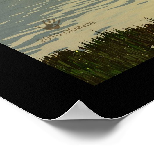 Aftermiddag Moose Poster (Hoek)