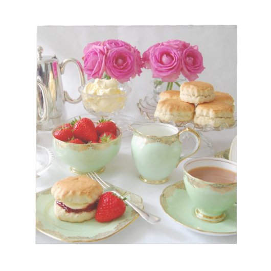 Aftermiddag Notitieblok Tea (Voorkant)