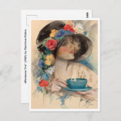 Aftermiddag Tea Briefkaart (Voorkant / Achterkant)