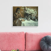 Aftermiddag Tea Canvas Afdruk (Insitu (Woonkamer))