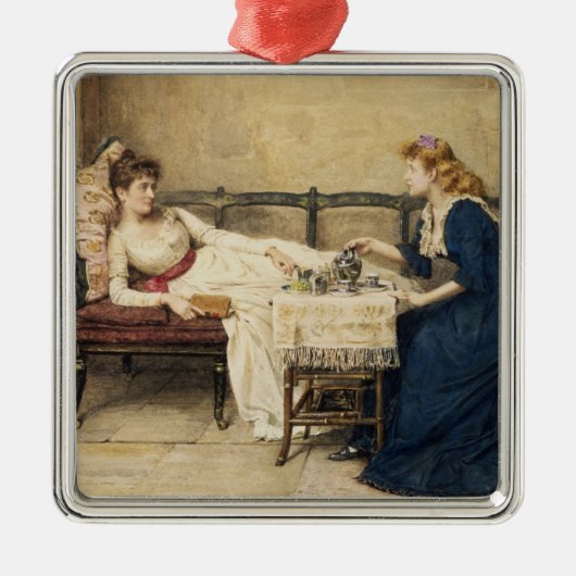 Aftermiddag Tea Metalen Ornament (Voorkant)