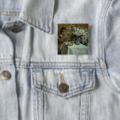 Aftermiddag Tea Vierkante Button 5,1 Cm (In situ)