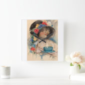 Aftermiddag Tea Vierkante Klok (Huis)