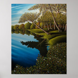 "Aftermiddagreflecties" Poster