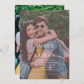 Aftermiddags Shades - Fotobruiloften Kaart (Voorkant / Achterkant)