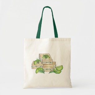 Aftermiddags voor theatergezelschapsbroodjes van d tote bag
