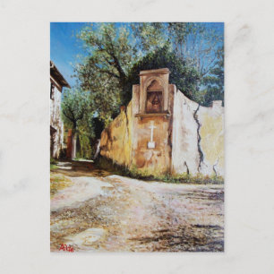 AFTERNOON IN RIMAGGIO/Uitzicht Toscane Briefkaart
