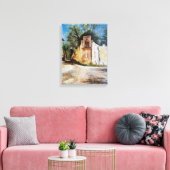 AFTERNOON IN RIMAGGIO/Uitzicht Toscane Canvas Afdruk (Insitu (Woonkamer))