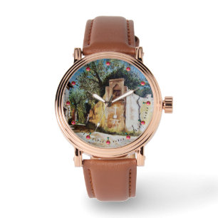 AFTERNOON IN RIMAGGIO/Uitzicht Toscane Horloge