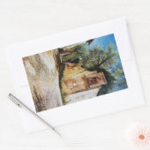 AFTERNOON IN RIMAGGIO/Uitzicht Toscane Rechthoekige Sticker (Envelop)