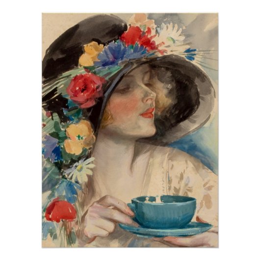 Afternoon Tea - Harrison Fisher Perfect Poster (Voorkant)