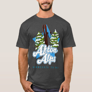 Afton Alpen Minnesota naar Ski 1 T-shirt
