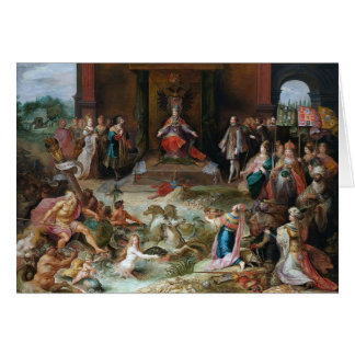 Aftreden Keizer Karel V in Brussel