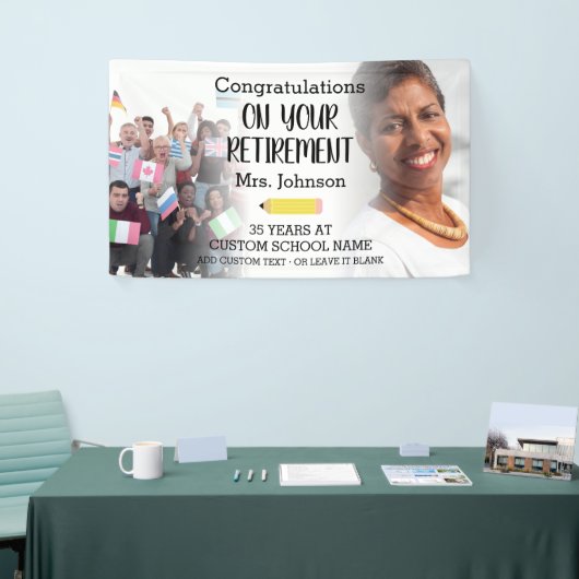 Aftredend Leerkracht Aangepaste 2 Foto Banner (Beurs)