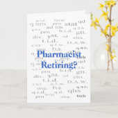 Aftredende Kaart van apotheker (Gele Bloem)
