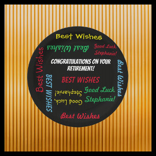 Aftredingspartij kleurrijke FUN Papieren Bordje