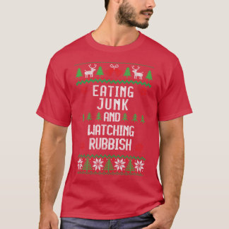 Afval eten en rotzooi kijken 2 t-shirt