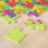 Afval in de herfst (Abstracte kunst) Legpuzzel (Zijkant)