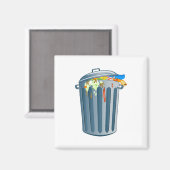 afval magneet (Voorkant / Achterkant)