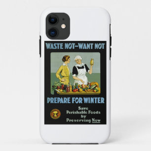 Afval niet - Gezocht niet ~ Voorbereiden op de win iPhone 11 Hoesje