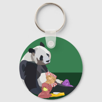 Afval Panda Sleutelhanger