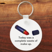 Afval van make-up. sleutelhanger (Voorkant)