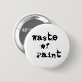 Afval van verf-Button Ronde Button 5,7 Cm (Voorkant /achterkant)