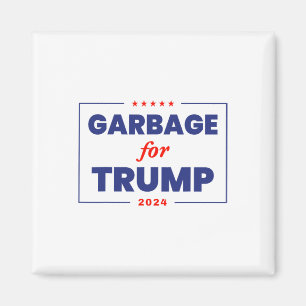 Afval voor Trump 2024 Grappige Trump-supporter 1 Magneet